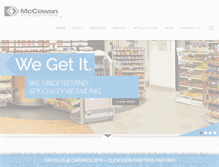Tablet Screenshot of mccowan.ca